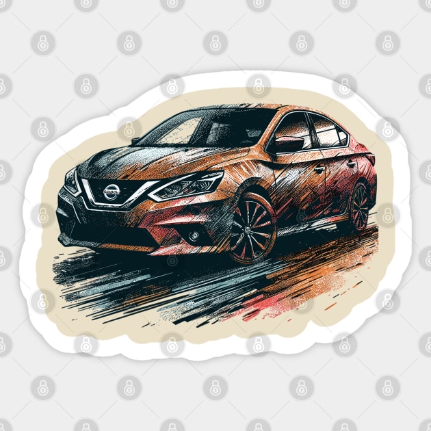 Nissan Sentra Sticker by Vehicles-Art